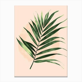 Palm Leaf Print Canvas Print