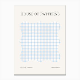 Checkered Pattern Poster 21 Canvas Print