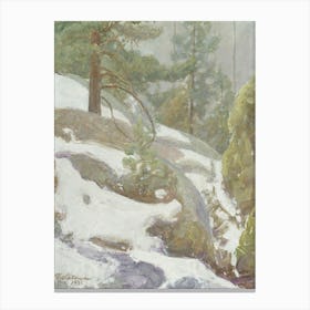 Winter Landscape (1931), Pekka Halonen Canvas Print