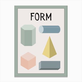 Form Canvas Print