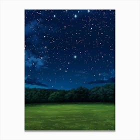 Night Sky 2 Canvas Print