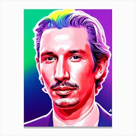 Adam Driver Pop Movies Art Movies Canvas Print