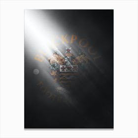 Blackpool Football Poster Canvas Print