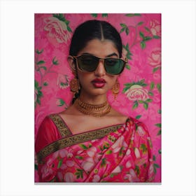 'Indian Woman' 1 Canvas Print