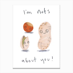 Nuts About You Canvas Print
