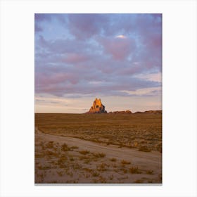 Shiprock Sunset on Film Canvas Print