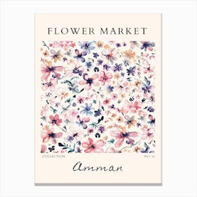 Flower Market 35 Canvas Print