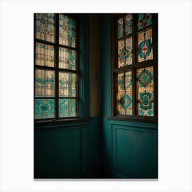 Stained Glass Windows Canvas Print