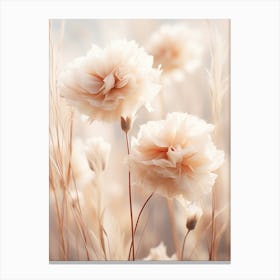 Boho Dried Flowers Carnation 3 Canvas Print