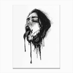 Dripping Canvas Print