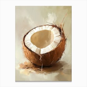 Coconut Oil Painting Canvas Print