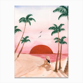 Sunset Dreamer Ii Canvas Print