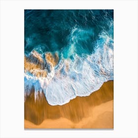 Aerial View Of A Beach 71 Canvas Print