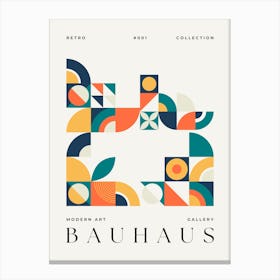 Modern Gallery Bauhaus 4 Canvas Print