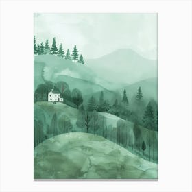 House In The Woods 8 Canvas Print