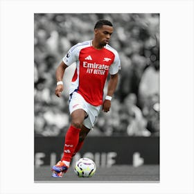 Jurrien Timber Of Arsenal Canvas Print