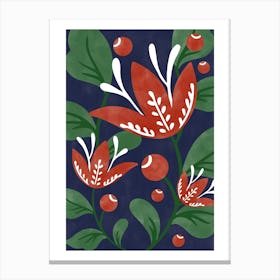 Red Berries Canvas Print