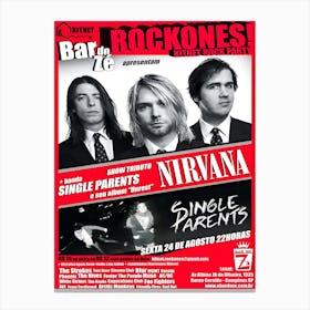 Plakat Nirvana Z Koncertu Okładka Album Poster Canvas Print