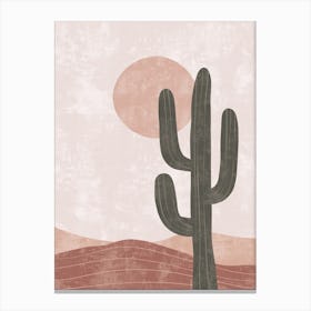 Cactus In The Desert 37 Canvas Print