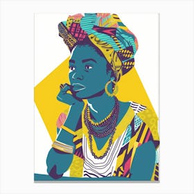 African Woman 215 Canvas Print