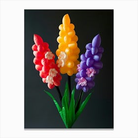 Bright Inflatable Flowers Hyacinth 3 Canvas Print