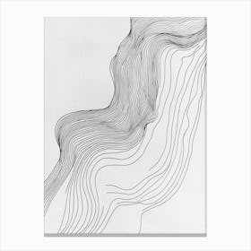 Wavy Lines 4 Canvas Print