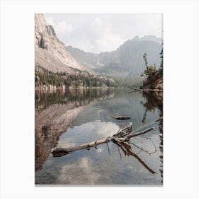 Rustic Lake Scenery Canvas Print