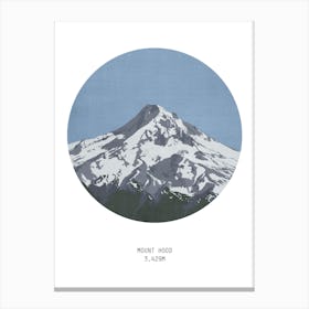 Mount Hood Oregon Usa Mountain Canvas Print
