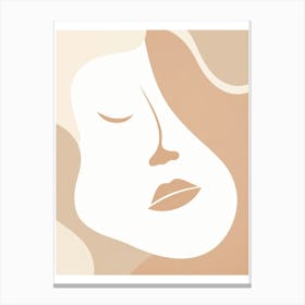 Woman'S Face 22 Canvas Print