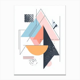 Abstract Geometric Painting 10 Canvas Print