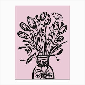 Flowers In A Vase 9 Canvas Print