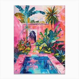 Marroccan Maximalist Palm Summer Canvas Print