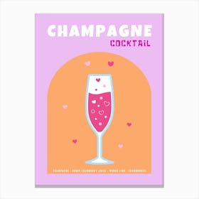 Champagne Cocktail Canvas Print