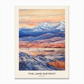 The Lake District England 3 Poster Canvas Print