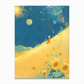 Sunflowers In The Sky Canvas Print