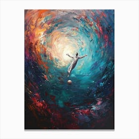 Jesus In Space Canvas Print