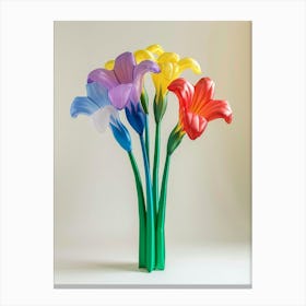 Dreamy Inflatable Flowers Iris 1 Canvas Print