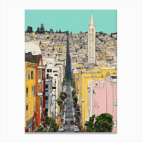 san francisco 57 Canvas Print