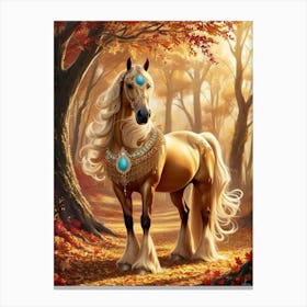 Autumn Horse Canvas Print