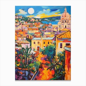 Rome Italy 1 Fauvist Painting Canvas Print