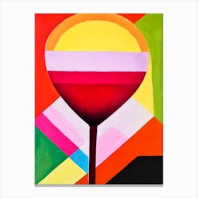 Bubblegum MCocktail Poster artini Paul Klee Inspired Abstract Cocktail Poster Canvas Print