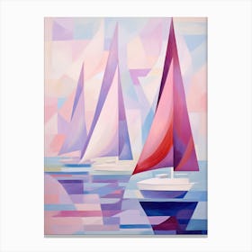 Sailboats 4 Canvas Print
