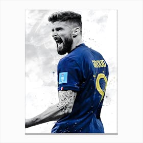 Olivier Giroud France 1 Canvas Print