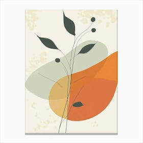 Abstract Plant 1 Canvas Print