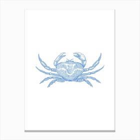 Blue Crab Canvas Print