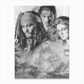 Pirates of the Caribbean 1 Canvas Print