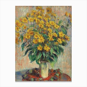 Sunflowers In A Vase 2 Canvas Print