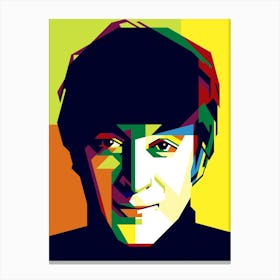 John Lennon Wpap Pop art 1 Canvas Print