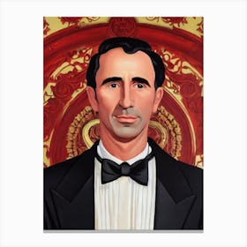 Nigel Hawthorne Illustration Movies Canvas Print