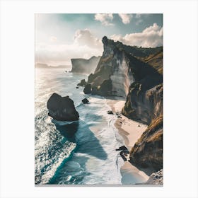 Cliffs Of Bali 3 Canvas Print